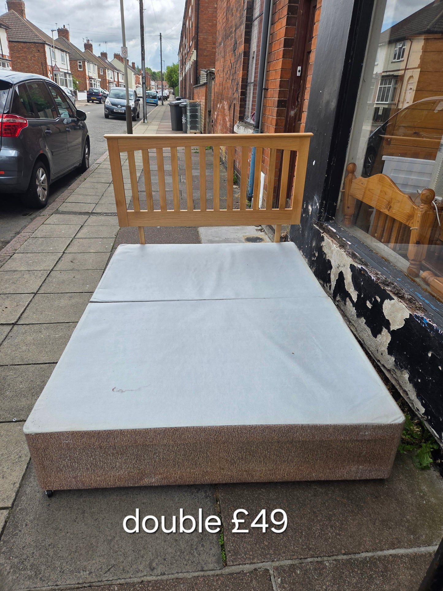 Divan double bed base 🌟 Free delivery in Leicester 🌟