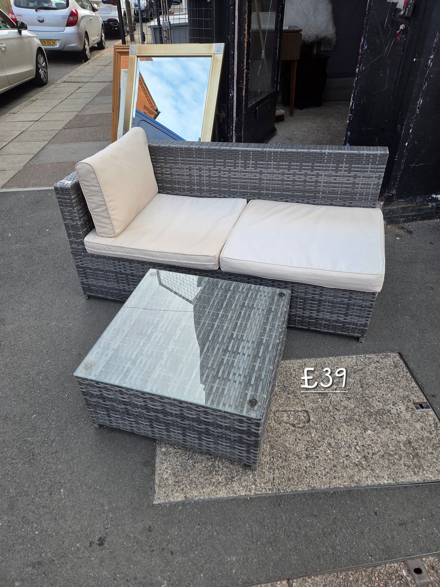 Garden rattan set π Free delivery in Leicester π