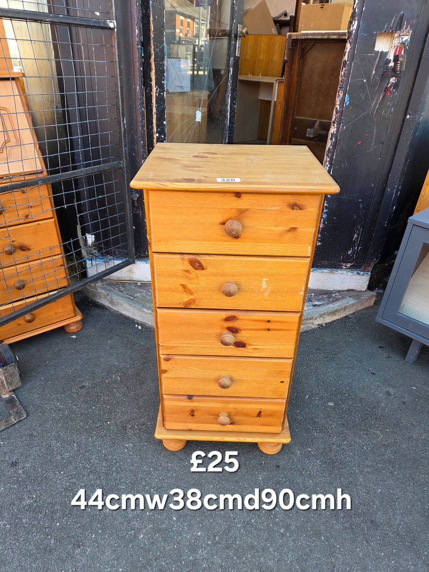 Pine tall boy π Free delivery in Leicester π