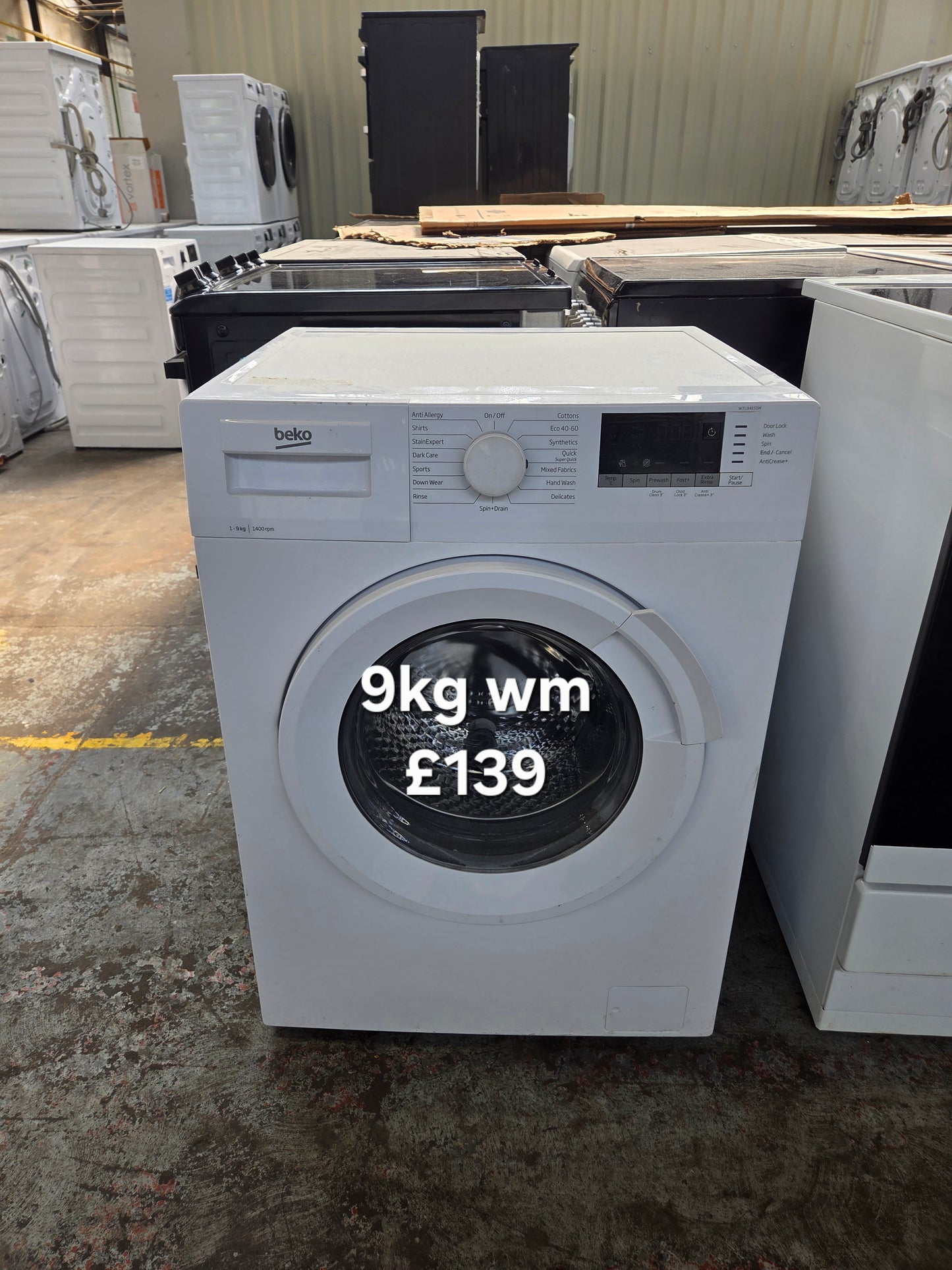 Beko 9kg washing machine π Free Delivery π 120 Days Warranty π