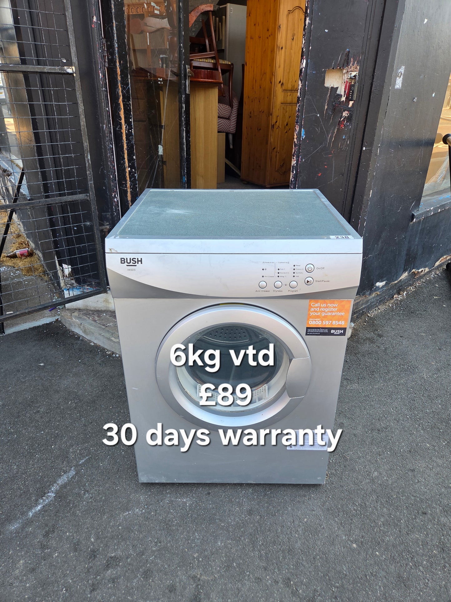 Bush 6kg vented dryer π Free Delivery π 30 Days Warranty π