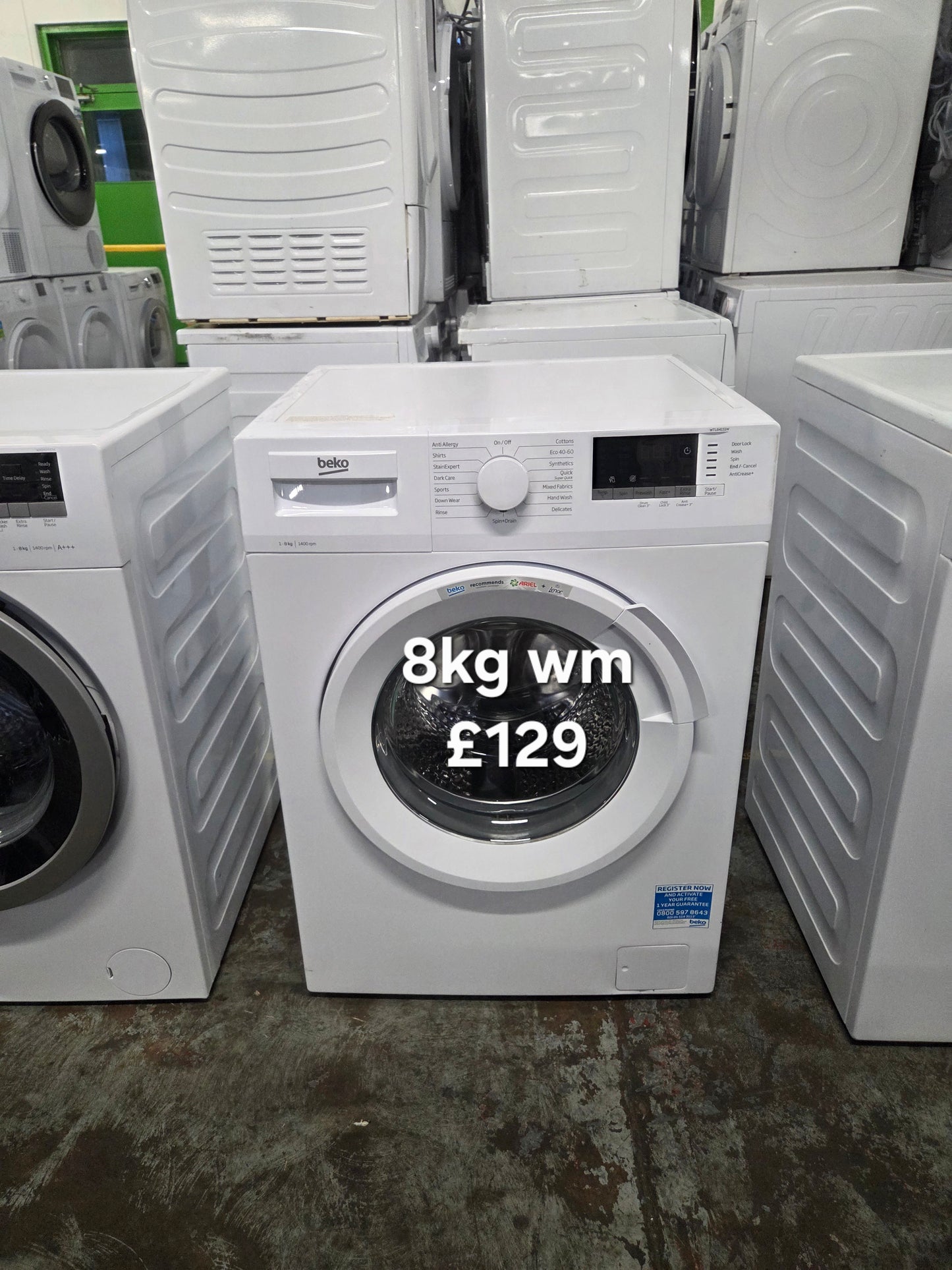 Beko 8kg washing machine π Free Delivery π 120 Days Warranty π