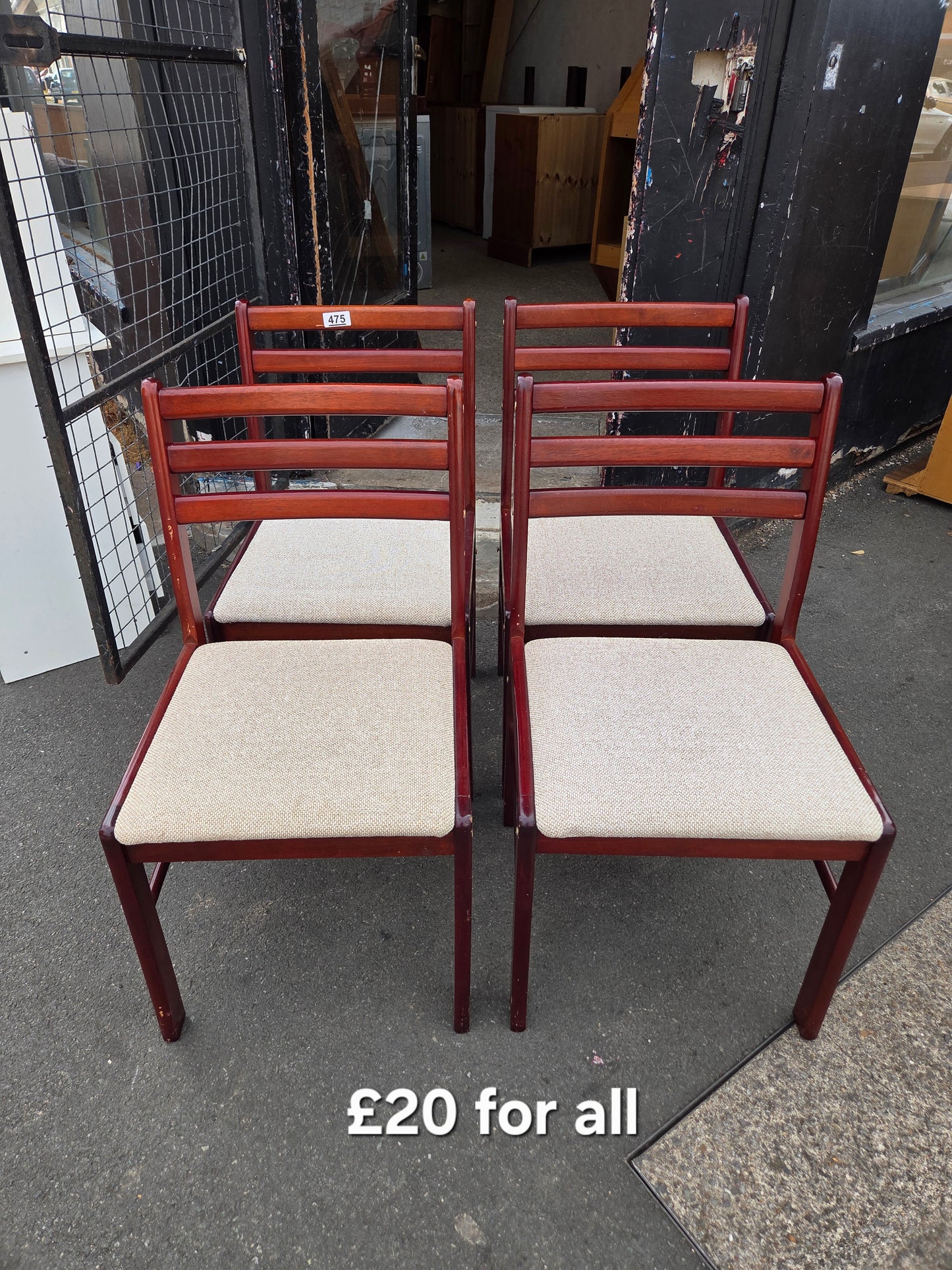 4 dining chairs π Free delivery in Leicester π