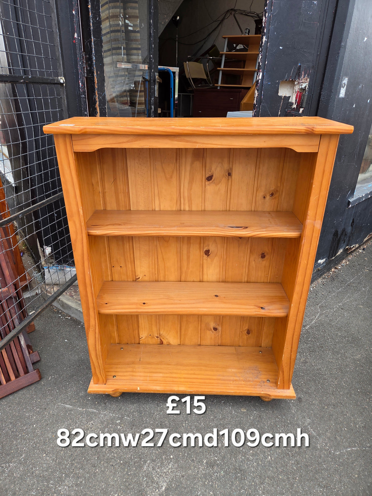 Pine bookcase Free Delivery in Leicester