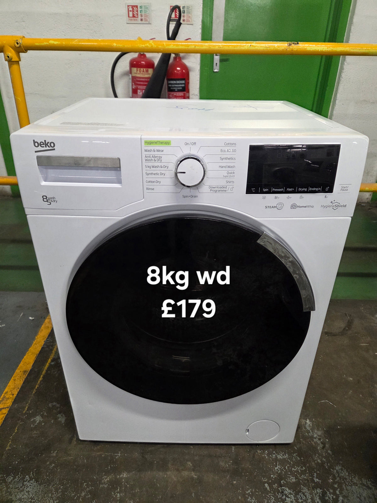Beko WDEY854044HW 8kg Washer Dryer Refurbished | 120 Day Warranty | Free Delivery