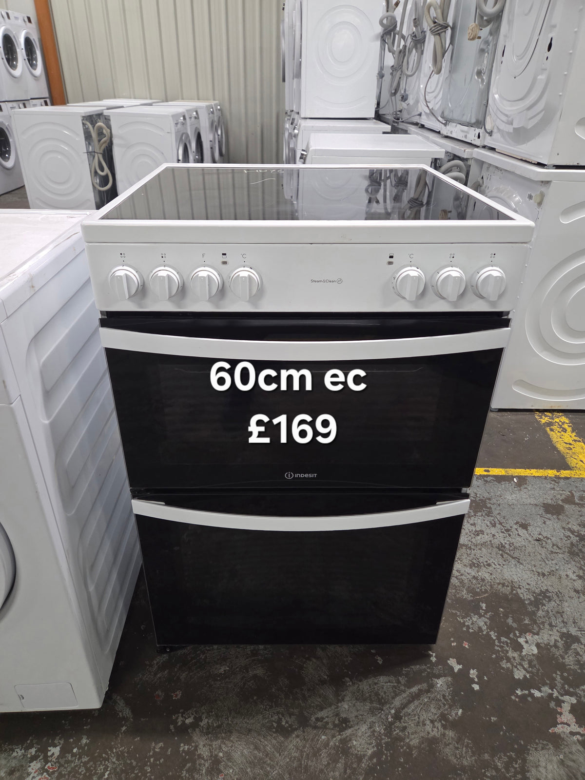 Indesit ID67V9KMW/UK 60cm Electric cooker Refurbished | 120 Day Warranty | Free Delivery
