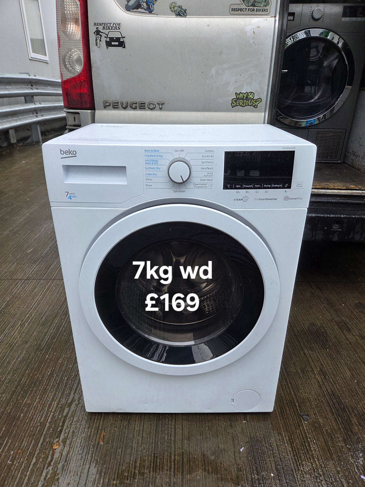 Beko 7kg washer dryer Refurbished | 120 Day Warranty | Free Delivery