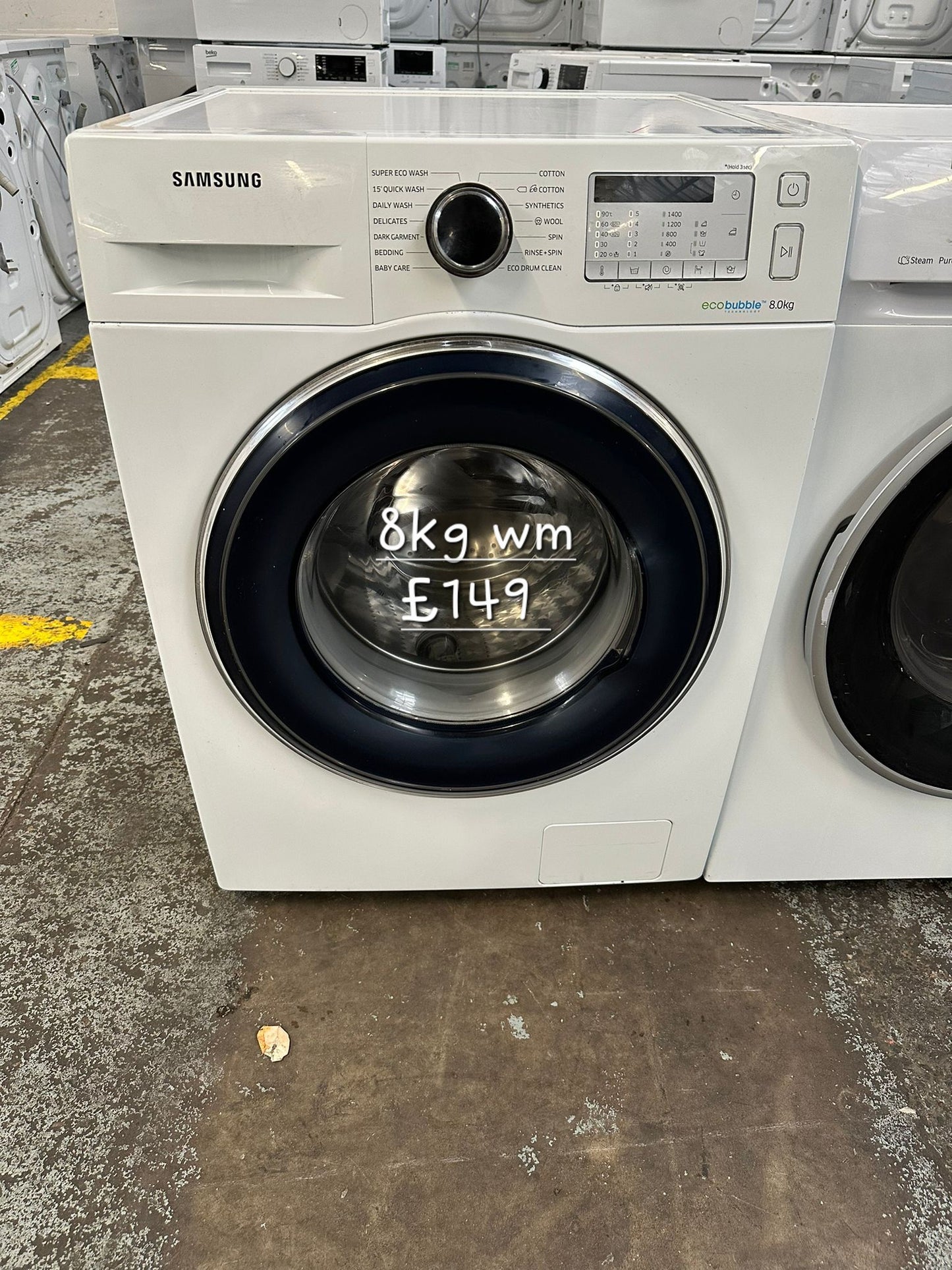 Samsung 8kg washing machine π Free Delivery π 120 Days Warranty π