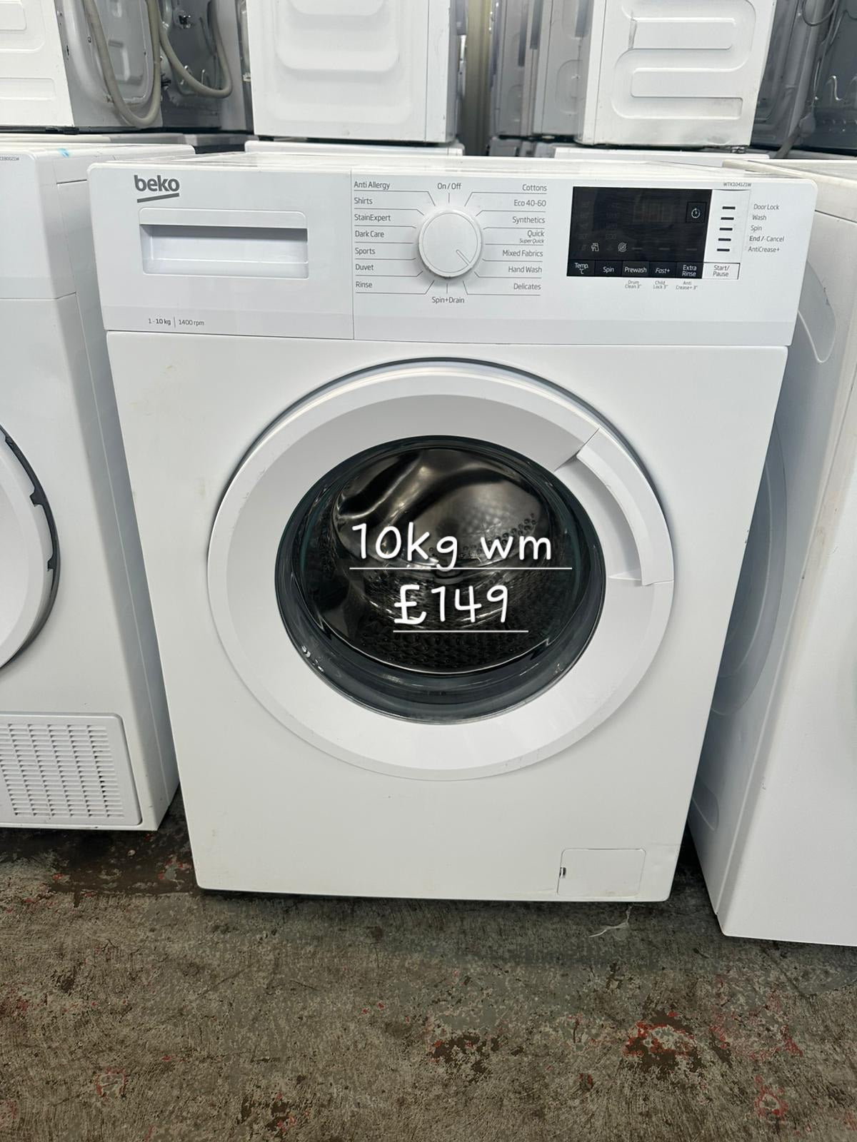 Beko 10kg washing machine π Free Delivery π 120 Days Warranty π
