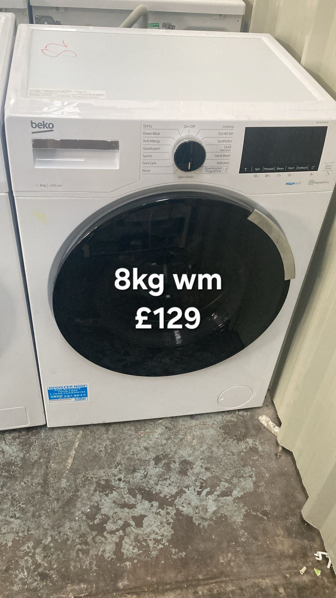 Beko 8kg washing machine π Free Delivery π 120 Days Warranty π