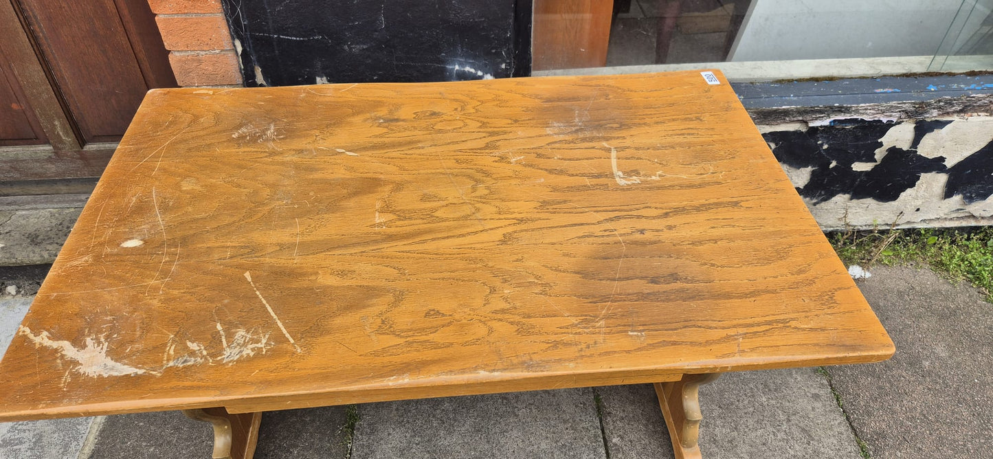 Dining table needs a paint ๐ Free delivery in Leicester ๐