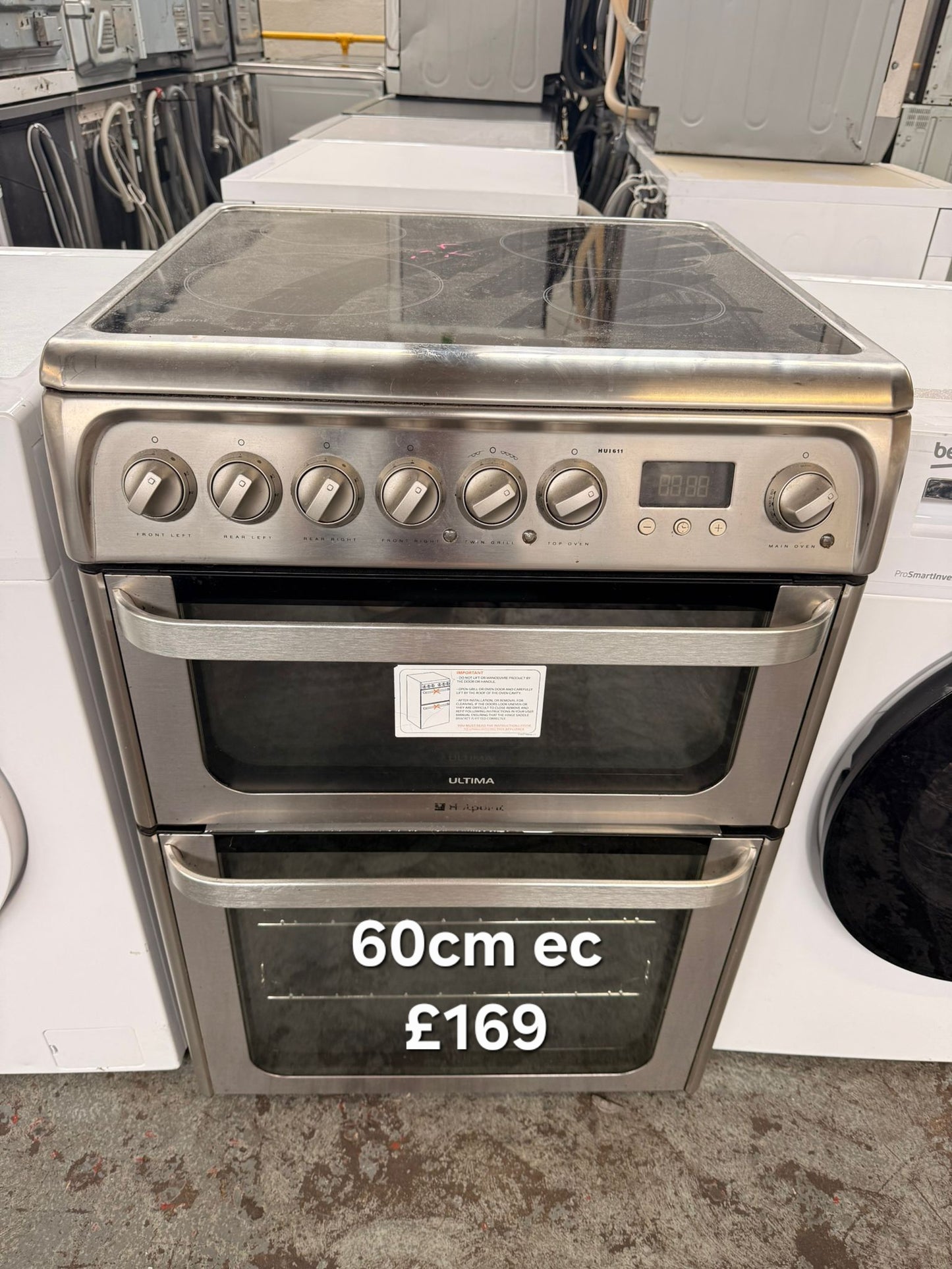 Hotpoint 60cm Electric cooker π Free Delivery π 120 Days Warranty π