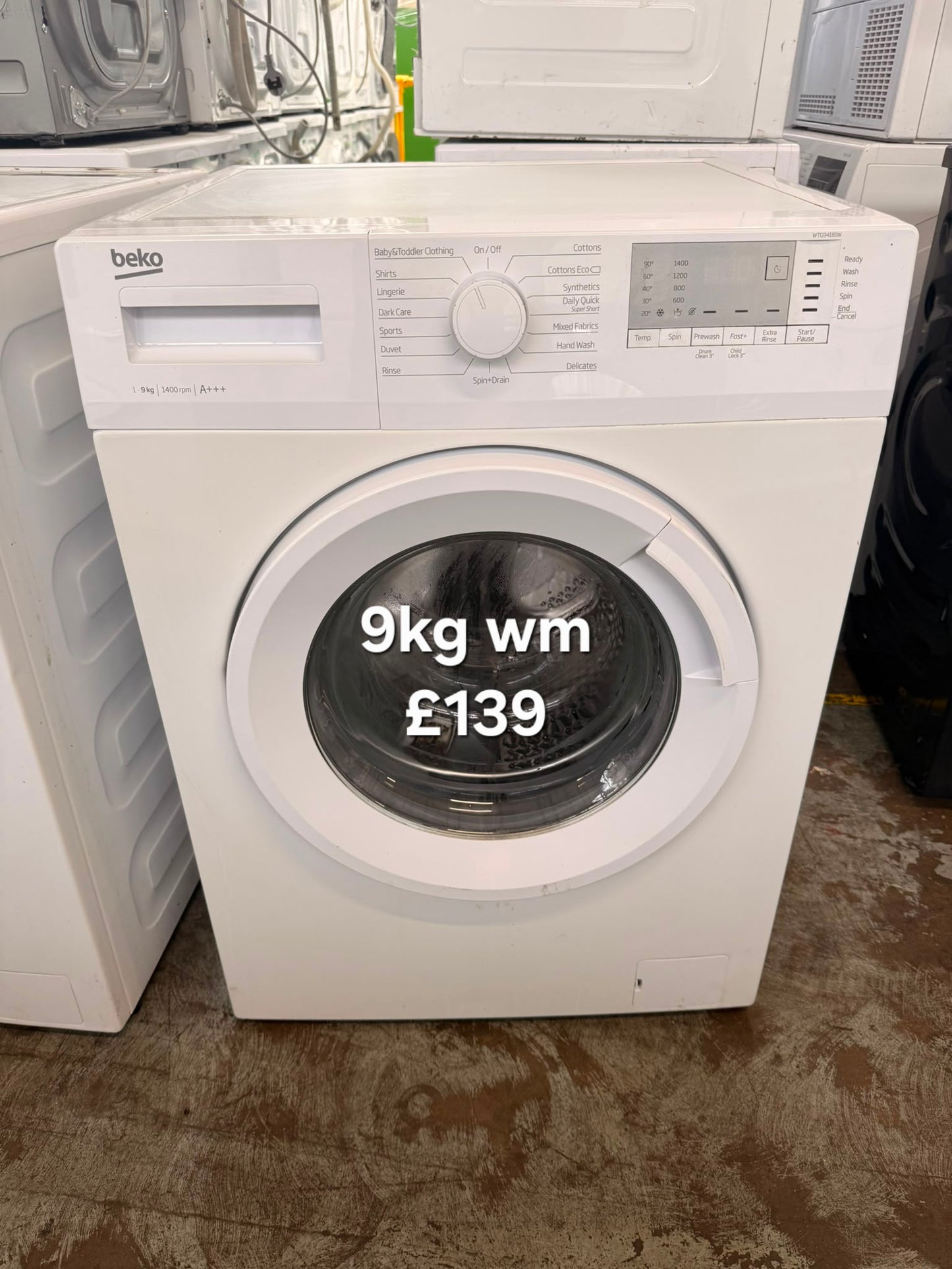 Beko 9kg washing machine π Free Delivery π 120 Days Warranty π