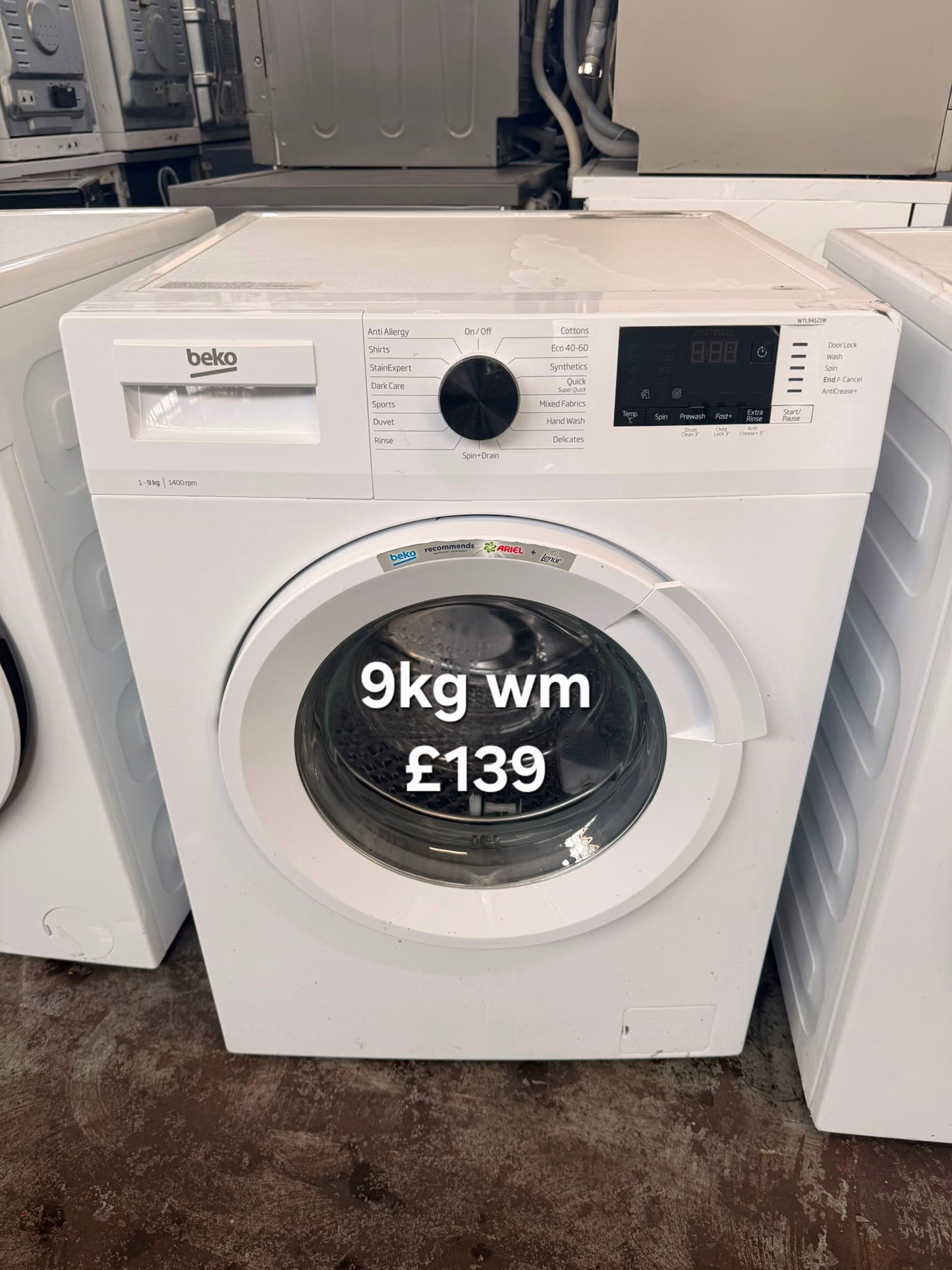 Beko 9kg washing machine π Free Delivery π 120 Days Warranty π