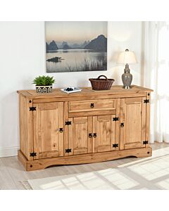 Corona 4 Door 1 Drawer Sideboard