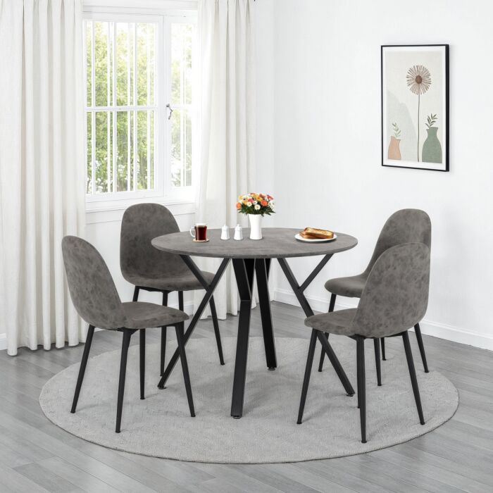 Athens Round Dining Set