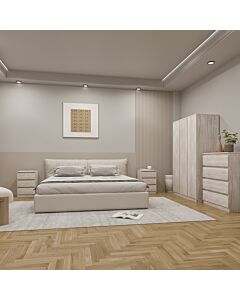 Malvern 3 Door Wardrobe Bedroom Set