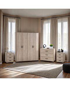 Oliver 4 Door Wardrobe Bedroom Set