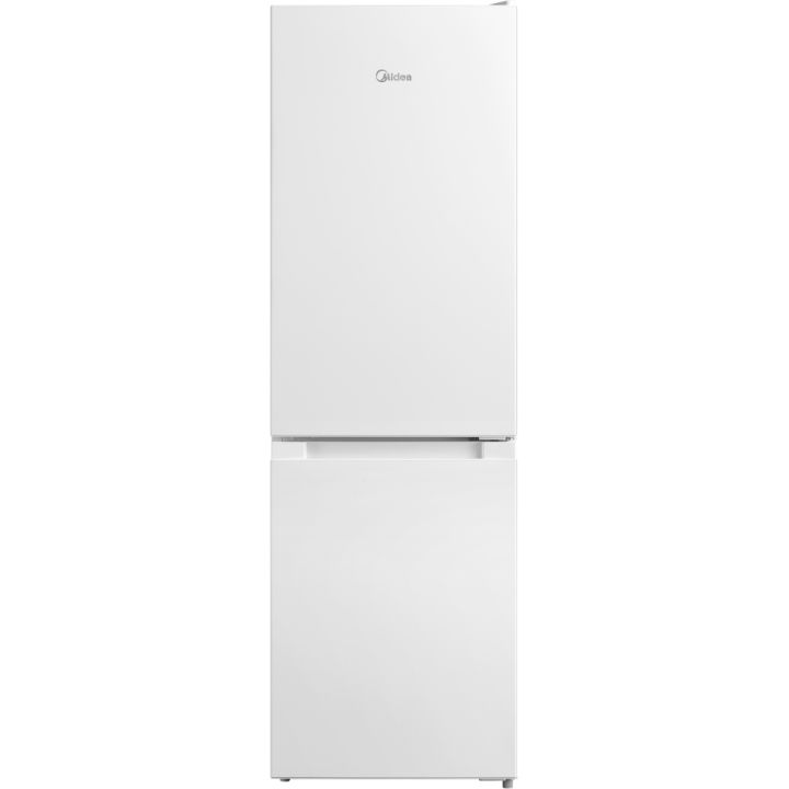 Midea MDRB202FGE01 Freestanding Fridge Freezer, Low Frost, 133L, 91L Fridge+ 42L Freezer with LED Light, 47.0cm Wide