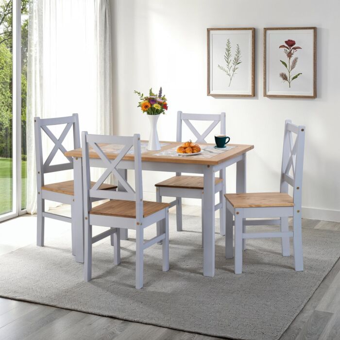 Salvador 1+4 Tile Top Dining Set