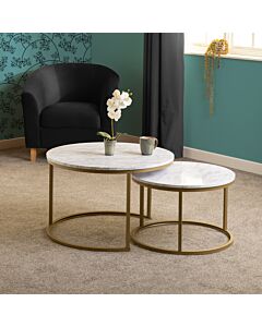 Dallas Round Coffee Table Set