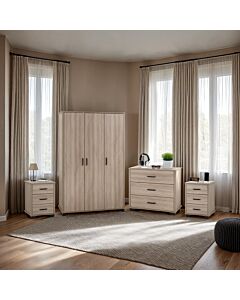 Oliver 3 Door Wardrobe Bedroom Set