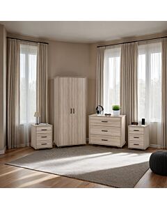 Oliver 2 Door Wardrobe Bedroom Set