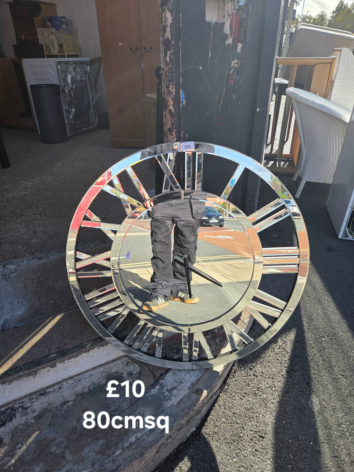 Mirror clock Free Delivery in Leicester