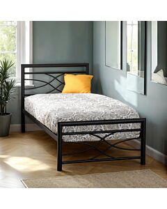 Kelly 3' Bed - Black
