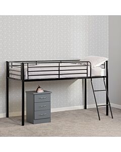 Kora Mid Sleeper Bed - Black