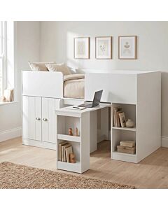 Orlando Study Bunk - White