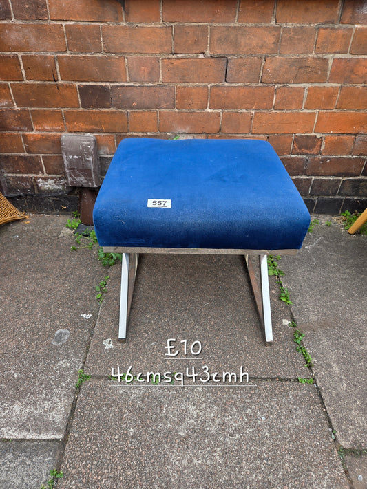 Blue stool 🌟 Free delivery in Leicester 🌟