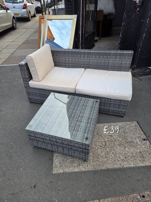 Garden rattan set 🌟 Free delivery in Leicester 🌟