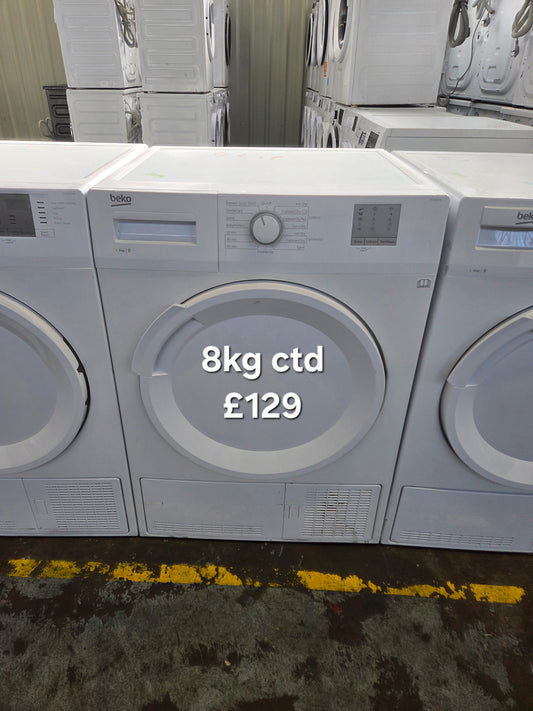 Beko 8kg condenser tumble dryer 🌟 Free Delivery 🌟 120 Days Warranty 🌟