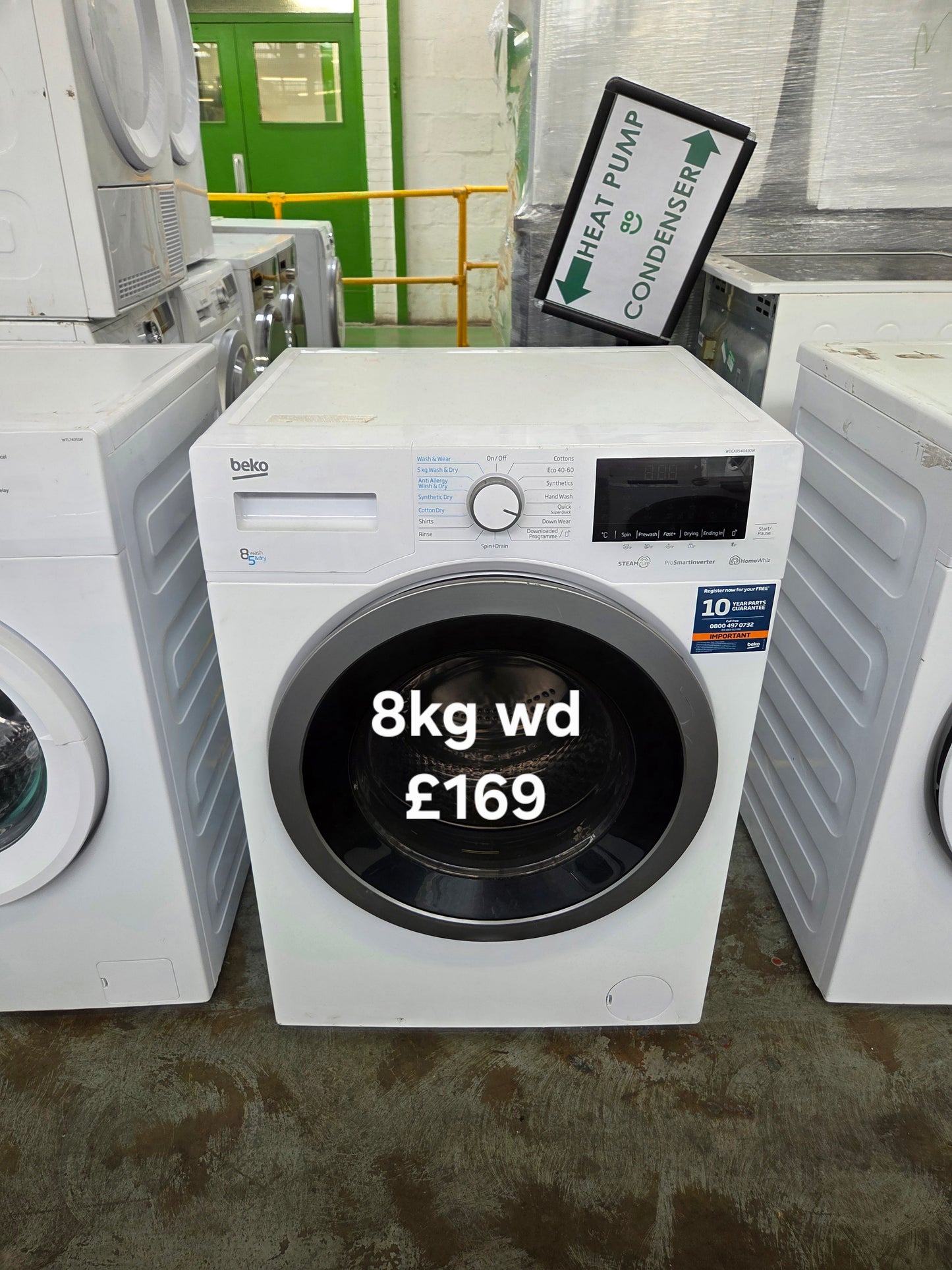 Beko 8kg Washer Dryer 🌟 Free Delivery 🌟 120 Days Warranty 🌟