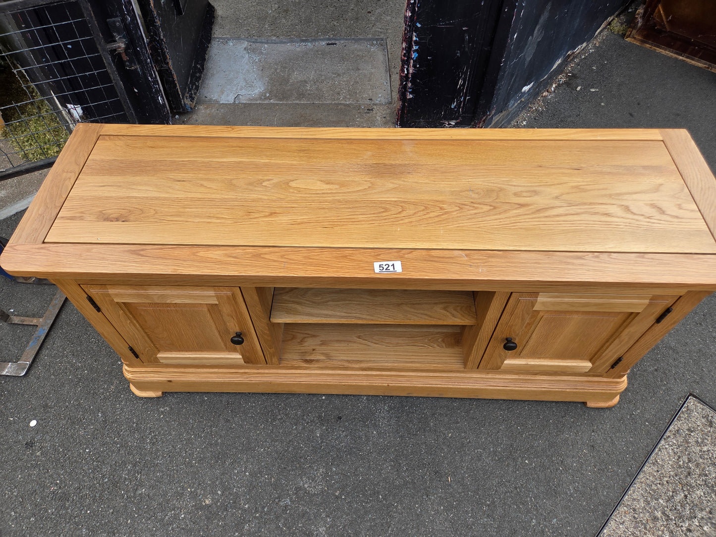 Oak tv unit 🌟 Free delivery in Leicester 🌟