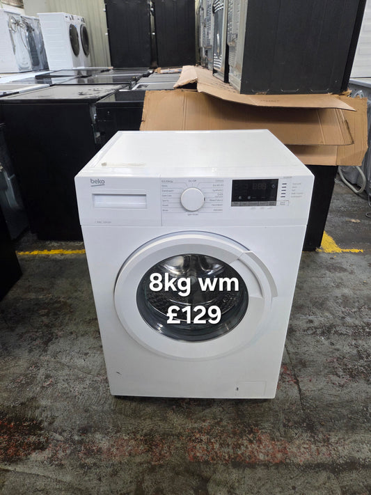 Beko 8kg washing machine 🌟 Free Delivery 🌟 120 Days Warranty 🌟