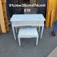 Dressing table and stool 🌟 Free delivery in Leicester 🌟