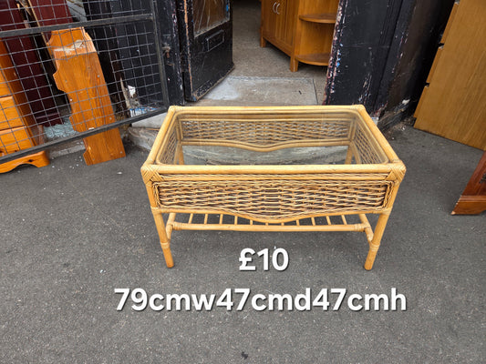 Wicker coffee table 🌟 Free delivery in Leicester 🌟