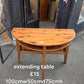 Half Moon extending table 🌟 Free delivery in Leicester 🌟