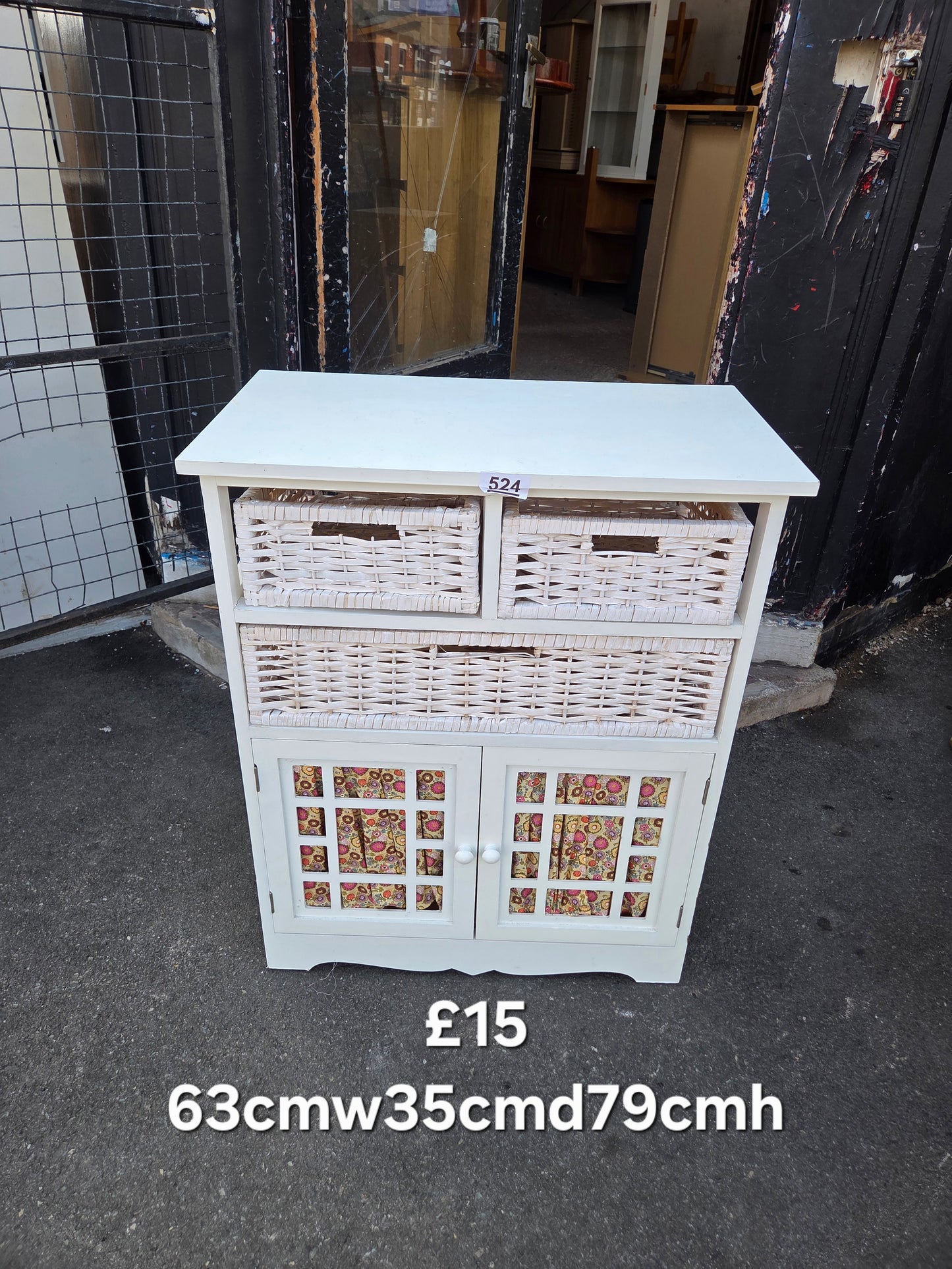 Wicker storage unit 🌟 Free delivery in Leicester 🌟