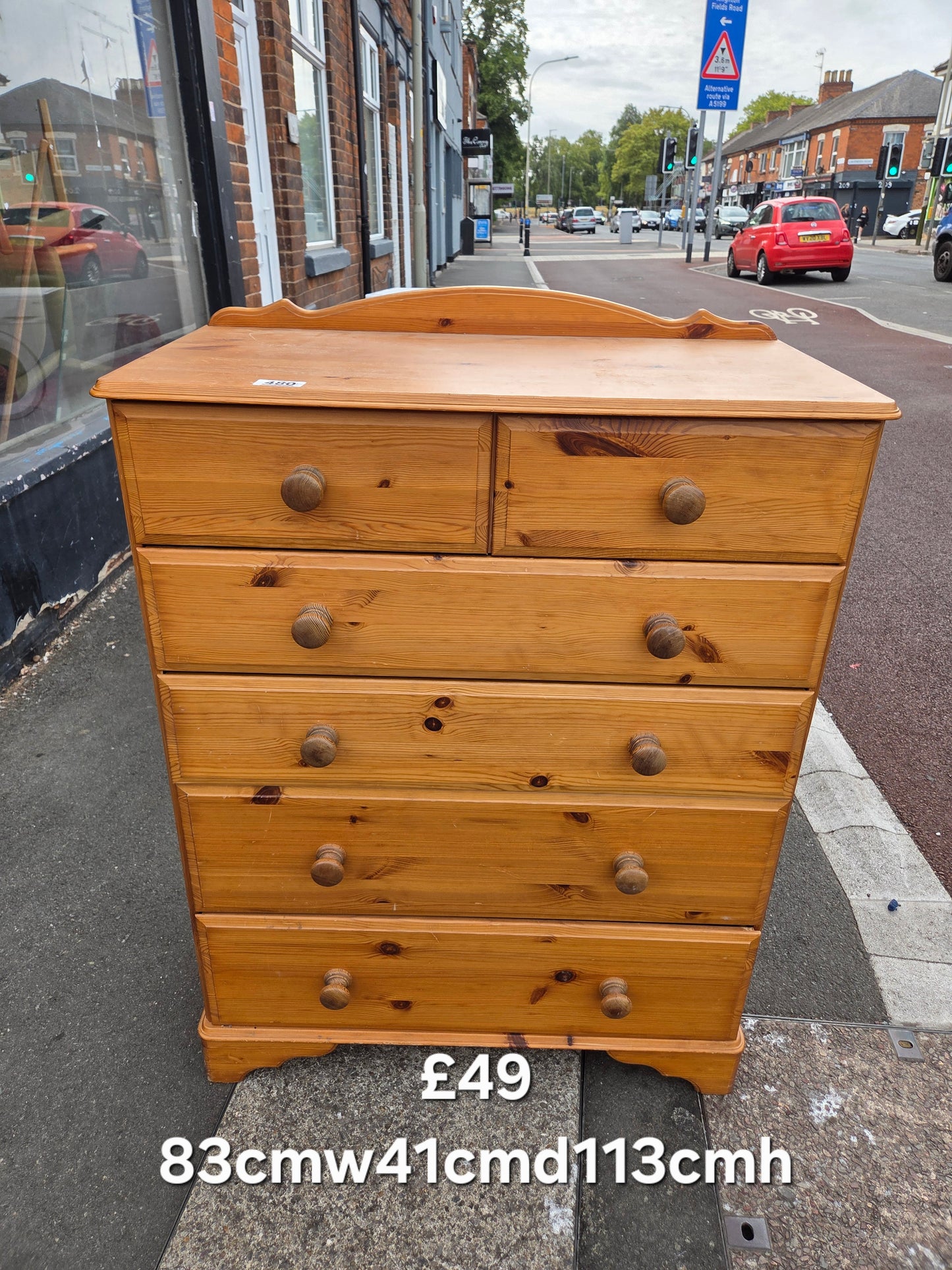 Pine chest of drawers 🌟 Free delivery in Leicester 🌟