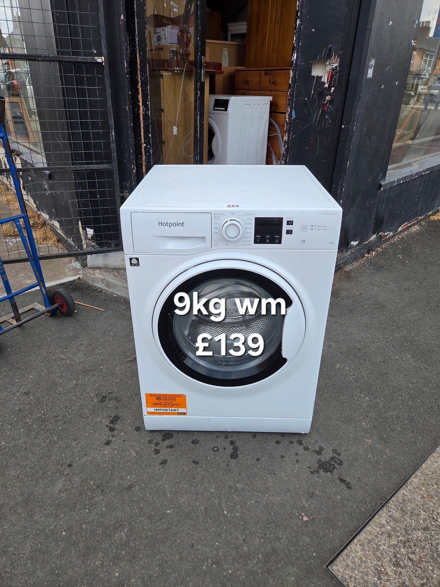 Hotpoint 9kg washing machine 🌟 Free Delivery 🌟 120 Days Warranty 🌟