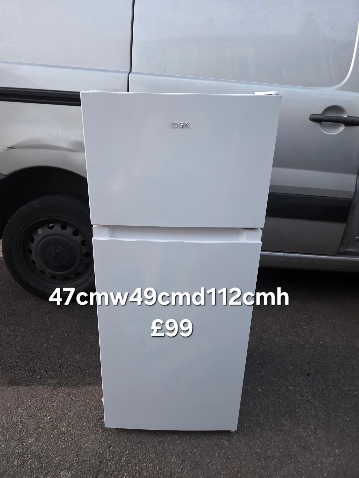 Logik fridge freezer L50TW23 🌟 Free Delivery 🌟 120 Days Warranty 🌟