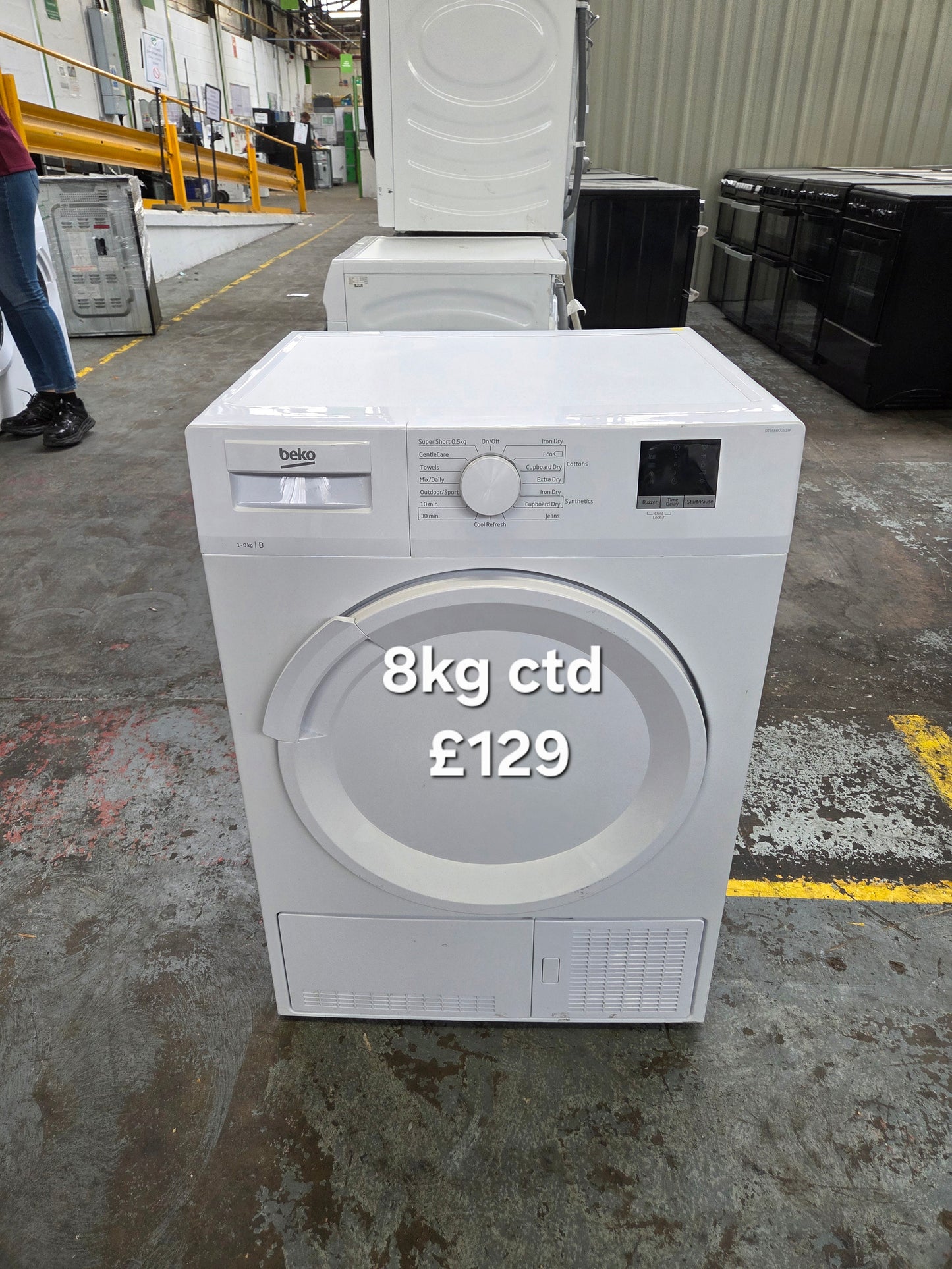 Beko 8kg condenser tumble dryer 🌟 Free Delivery 🌟 120 Days Warranty 🌟