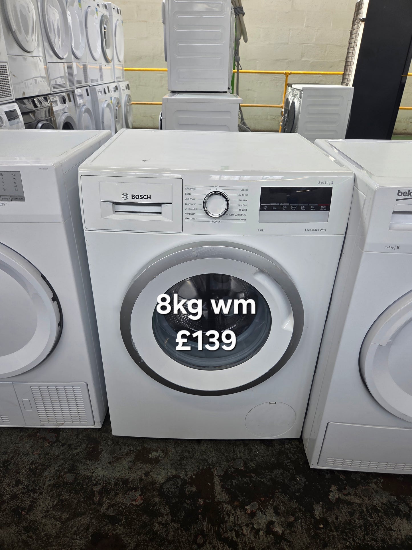Bosch 8kg washing machine Refurbished | 120 Day Warranty | Free Delivery