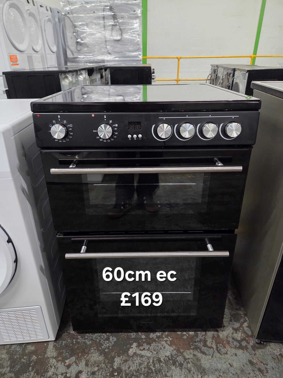 Hisense hde3211bbuk 60cm Electric cooker Refurbished | 120 Day Warranty | Free Delivery