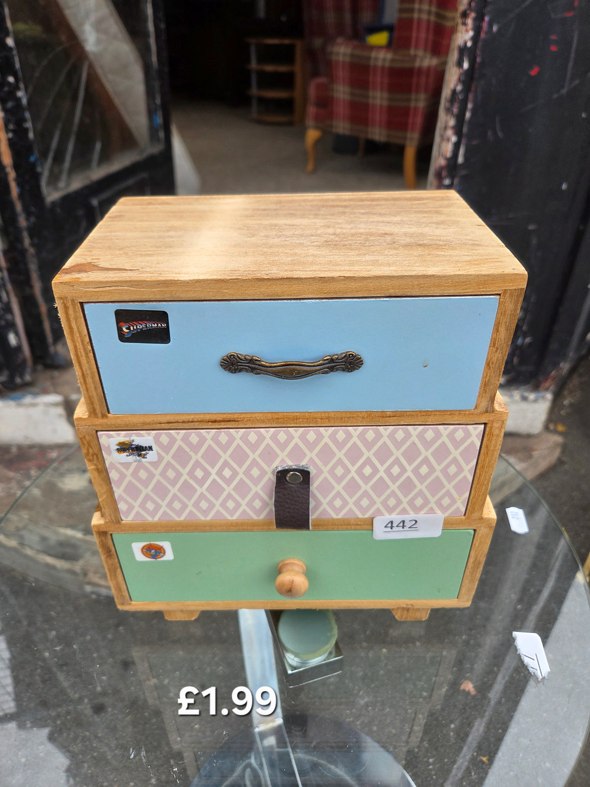 Small storage drawers