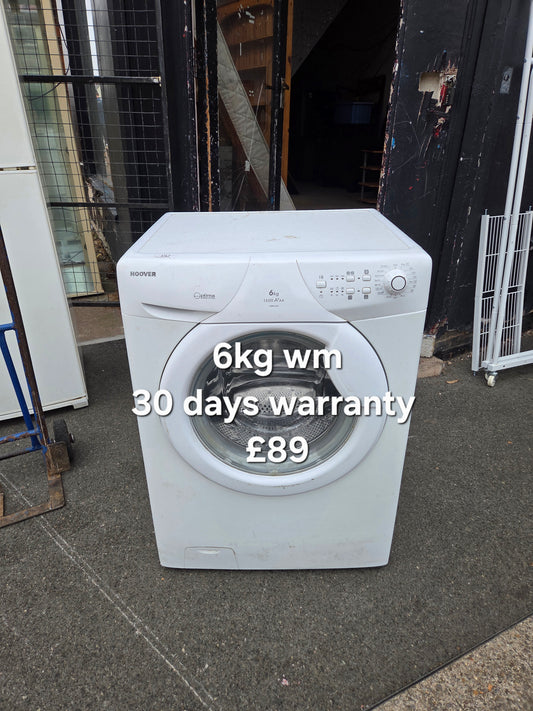Hoover 6kg washing machine Refurbished | 30 Day Warranty | Free Delivery