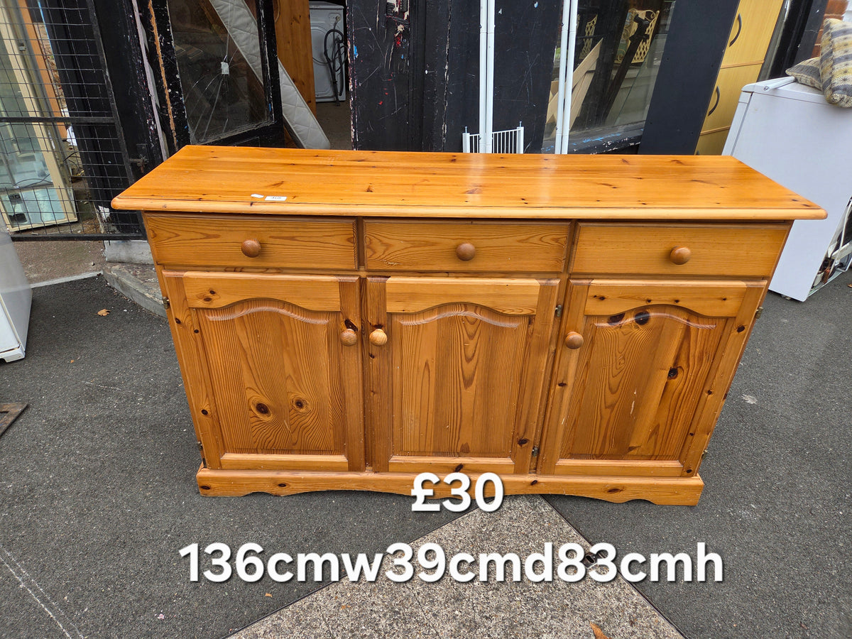 Pine sideboard Free Delivery in Leicester